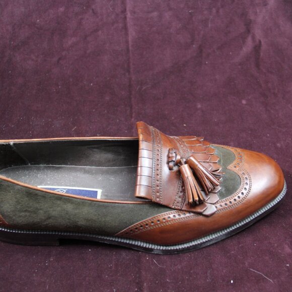 Cole Hahn Leather and Suede Tassel Loafers main image 8